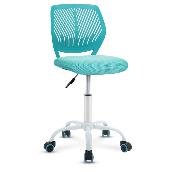 Giantex Kids Desk Chair, Adjustable Children Study Chair - Turquoise - Image 1