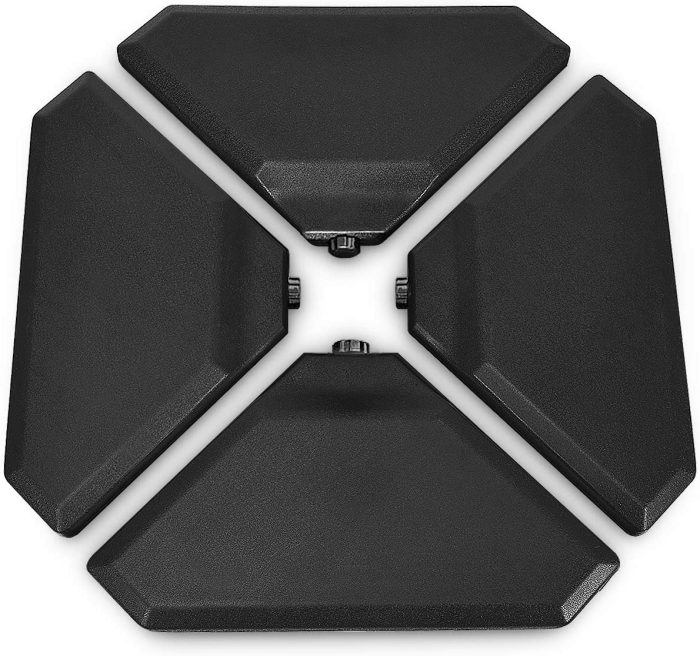 4PCS Patio Umbrella Base Weight (Triangular 33"X33") - Image 1