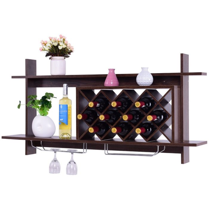 Wall Mounted Wine Rack Organizer - Image 1