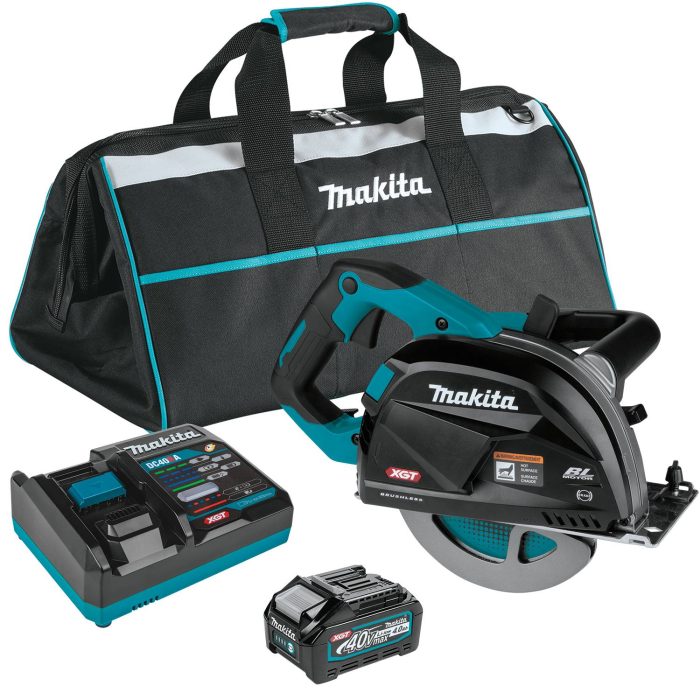 Makita GSC01M1 40V XGT 7-1/4" Brushless Metal Saw Kit w/Brake and Chip Collector - Image 1