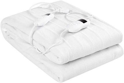 Giantex Heated Electric Mattress Pad w/ 8 Temperature Regulation (Twin/Full/Queen/King) - Queen