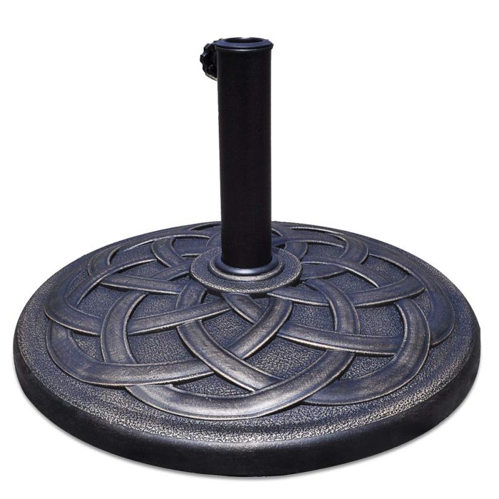 Giantex 22" 43lbs Patio Market Umbrella Base, Classic Round - Image 1