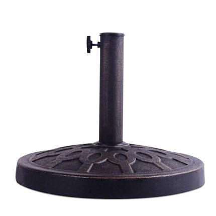 Giantex 17.5" 30lbs Patio Market Umbrella Base, Classic Round