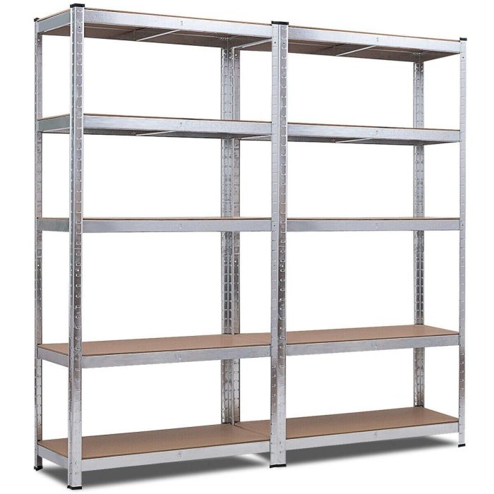 2 Pcs 5-Tier Storage Shelves, Garage Shelving Units - 2 - Image 1