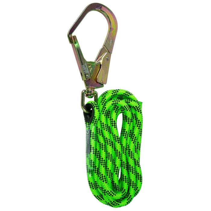 BIGBEN® Crane Tag Line with Steel Scaffold Hook Connector - 15m - Image 1