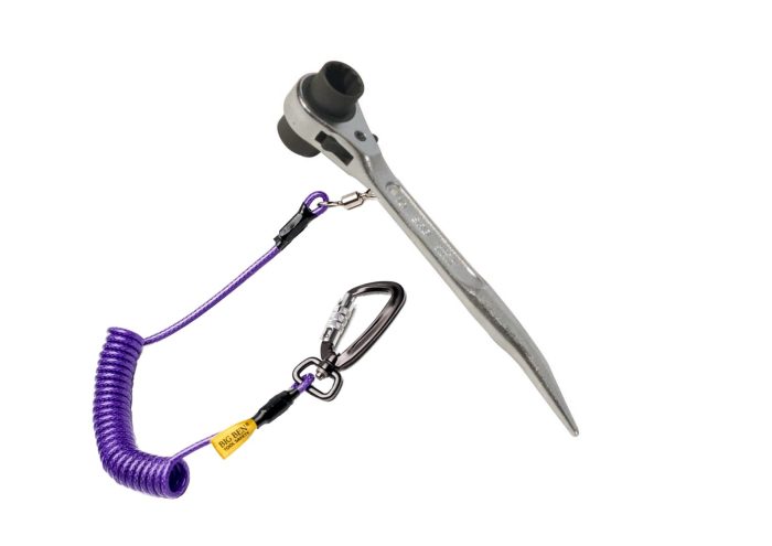 19/21mm Steel Box Short Podger Ratchet with Tool Tether - Image 1