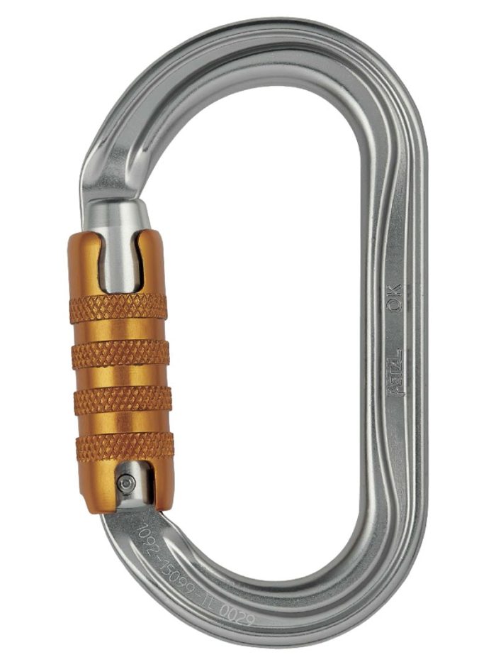 Petzl 10mm OK Oval Triact Karabiner - Image 1