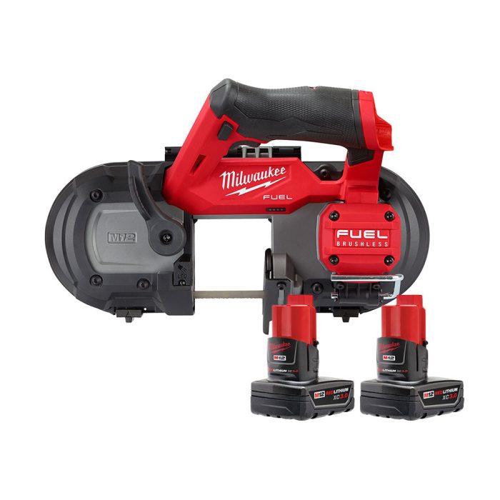 Milwaukee 2529-20XC M12 FUEL 12V Cordless Li-Ion Band Saw w/ 3AH Battery Pack - Image 1