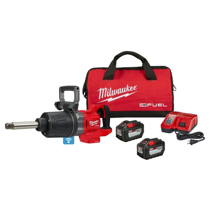 Milwaukee 2869-22HD M18 FUEL 18V 1" D-Handle Anvil High Torque Impact Wrench Kit - Image 1
