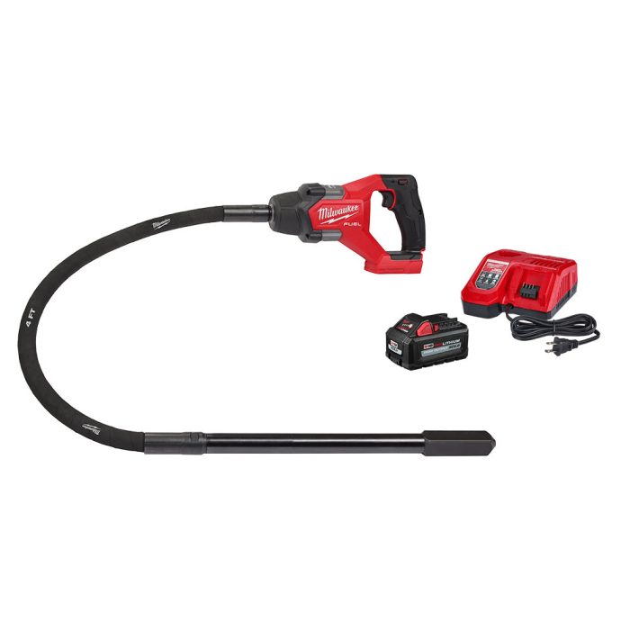 Milwaukee 2910-21 M18 FUEL 18V 4' Cordless Concrete Pencil Vibrator Kit - Image 1