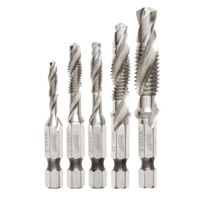 Milwaukee 48-89-4875 Metric SHOCKWAVE Impact Drill and Tap Bit Set - 5 PC - Image 1
