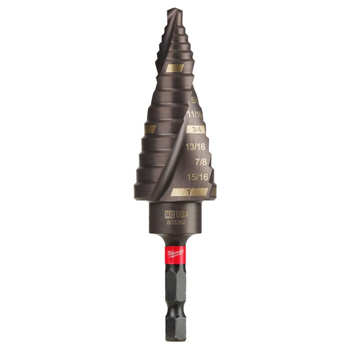 Milwaukee 48-89-9248 1/2" - 1" SHOCKWAVE Impact Duty Step Bit - Image 1