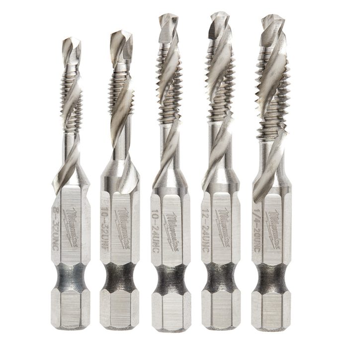 Milwaukee 48-89-4874 SAE SHOCKWAVE Impact Drill and Tap Bit Set - 5 PC - Image 1