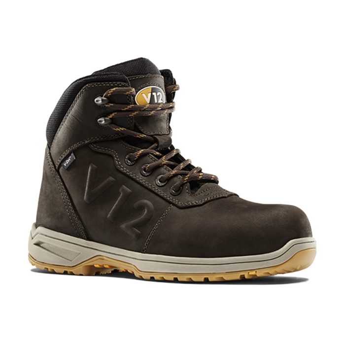 V12 Lynx IGS Waterproof and Breathable Safety Boot - Brown - Image 1