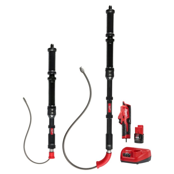 Milwaukee 3577-21 M12 12V TRAPSNAKE 2-Tool Cordless Brushed Combo Kit - Image 1