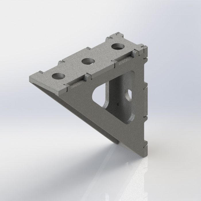 Baileigh WJT-AB762UW-16 6" x 4" x 2" Weld Together Angle Block - Image 1