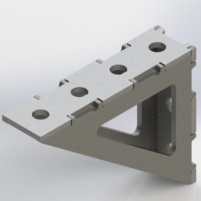 Baileigh WJT-AB762UW-16 7.75" x 4" x 2" Weld Together Angle Block - Image 1