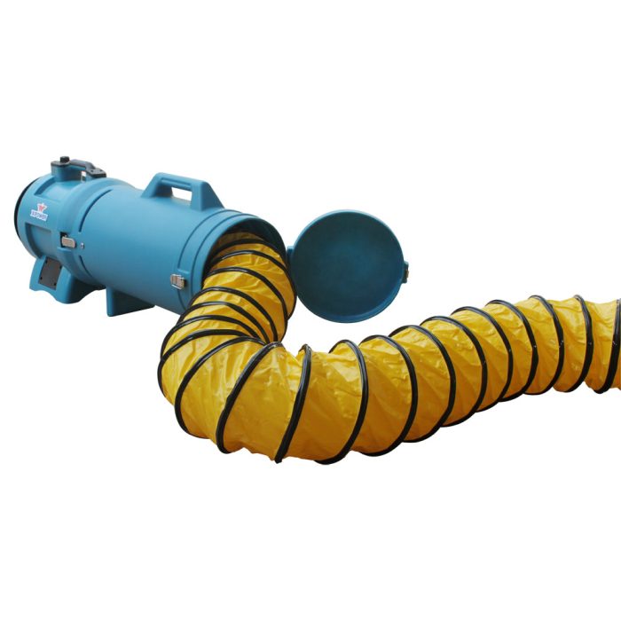 Xpower 8DHC25 25' x 8" Diameter Ducting Hose w/ Carrier for X-8 - Image 1