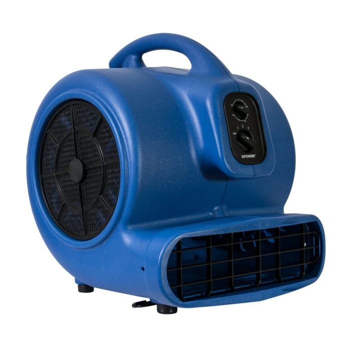 Xpower X-800TF 3/4 HP 3200 CFM 3 Speed Air Mover Floor Fan Dryer Blower w/ Timer - Image 1