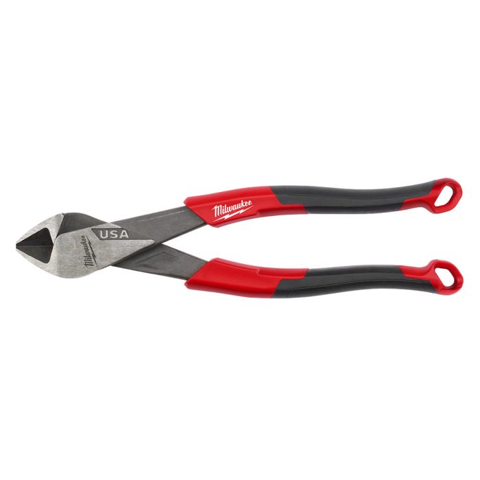 Milwaukee MT558 8" Diagonal Comfort Grip Cutting Pliers - Made In USA - Image 1
