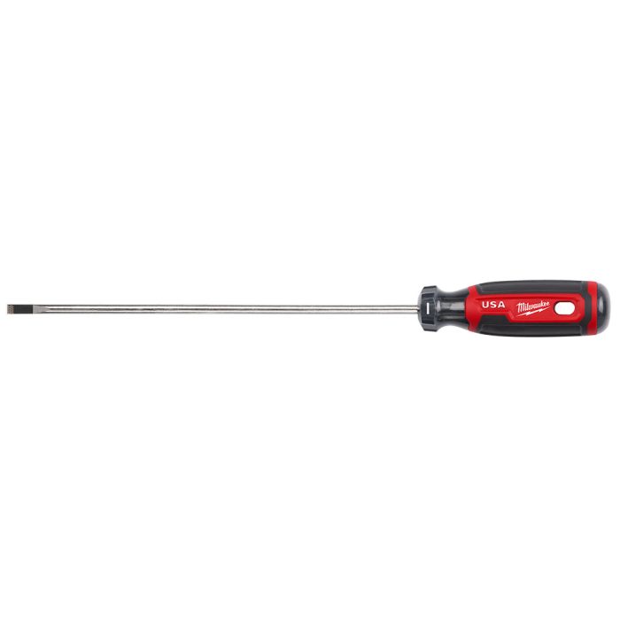 Milwaukee MT213 3/16" Cabinet 8" Cushion Grip Screwdriver - Made In USA - Image 1