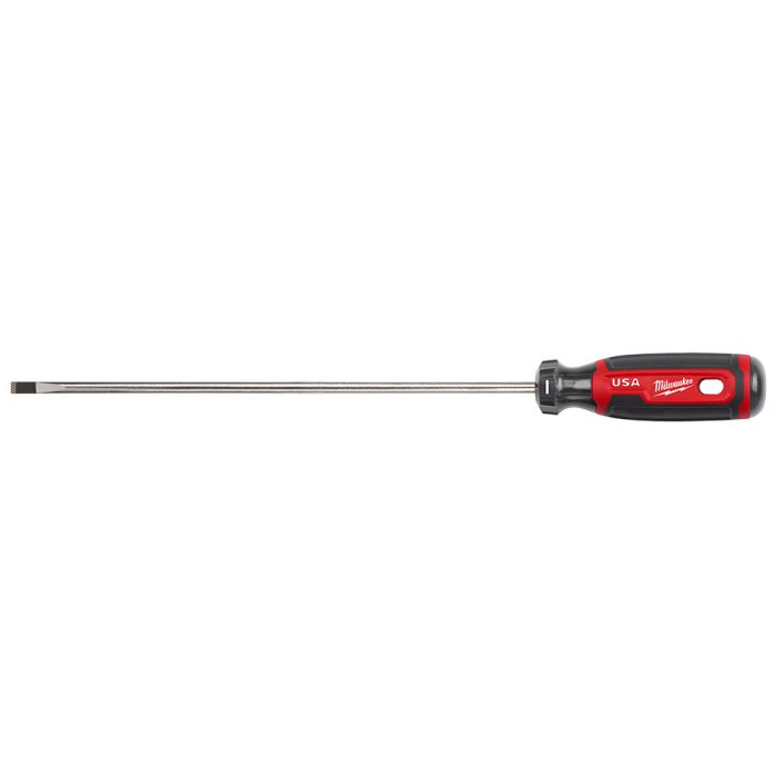 Milwaukee MT214 1/4" Cabinet 10" Cushion Grip Screwdriver - Made In USA - Image 1