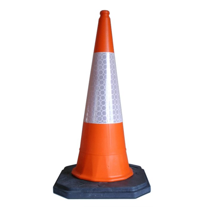 Traffic Cone - Red/White - Image 1