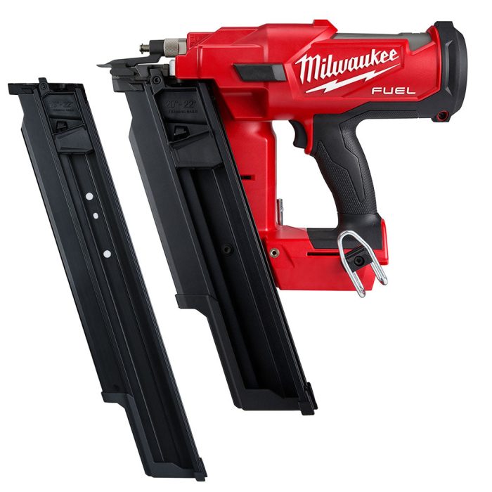 Milwaukee 2744-20EM M18 FUEL 18V 21 Degree Framing Nailer w/ EXT Capacity Mag - Image 1