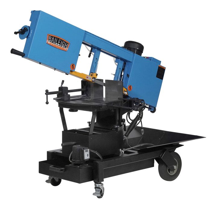 Baileigh BS-10VS 115V 10" Portable EVS Dual Mitering Bandsaw - Image 1