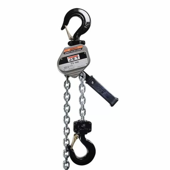 Jet JLA-150-10 JLA 1-1/2 Ton Aluminum Series Lever Hoist w/ 10' Lift - Image 1