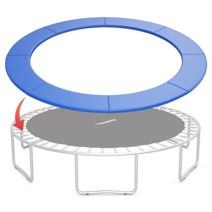 Giantex Trampoline Pad, 8ft 10ft 12ft 14ft 15ft 16ft Trampoline Replacement Safety Pad - 12 Blue