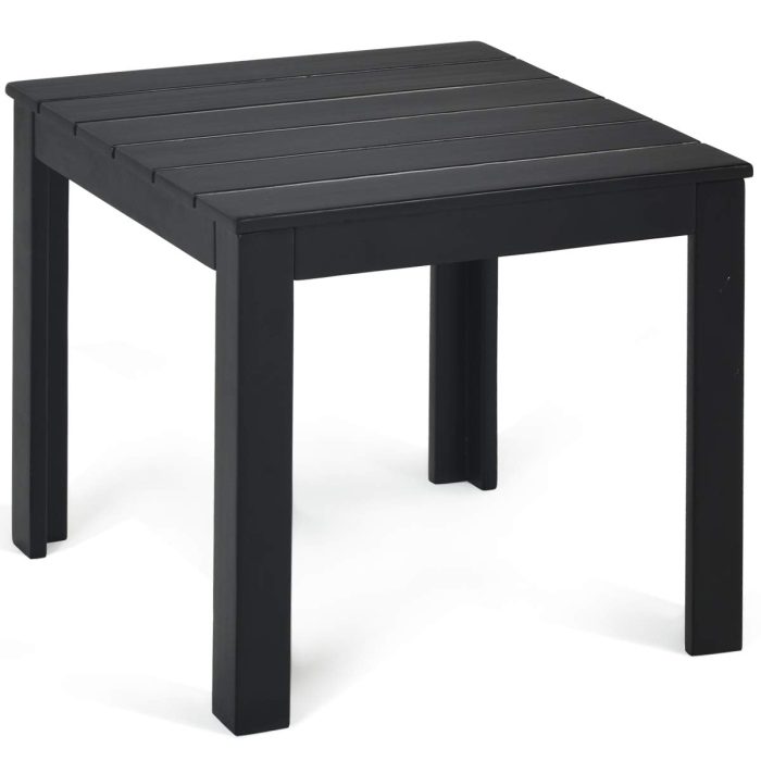 Giantex Outdoor& Indoor Tables - 1 Black - Image 1