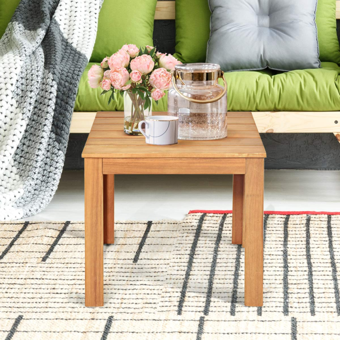 Giantex Outdoor& Indoor Tables - 1 Natural - Image 1