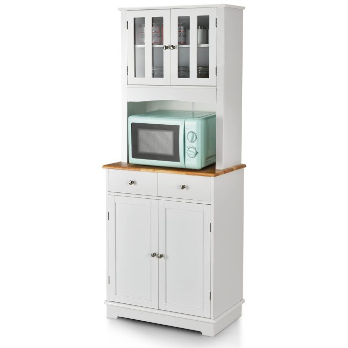 Giantex Buffet Sideboard, Kitchen Cabinet with Hutch - Image 1