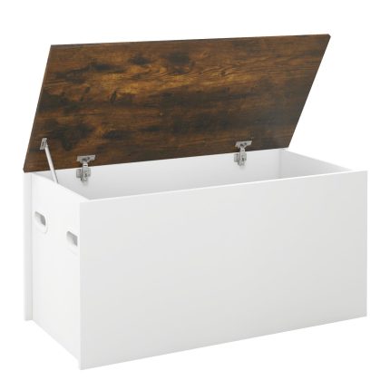 Giantex Flip-top Storage Chest, Lift Top Storage Bench w/Pneumatic Rod & Safety Hinges