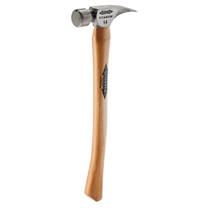 Stiletto TI14MC 14 Oz. Ti Milled Face, 18” Curved Hickory Handle - Image 1