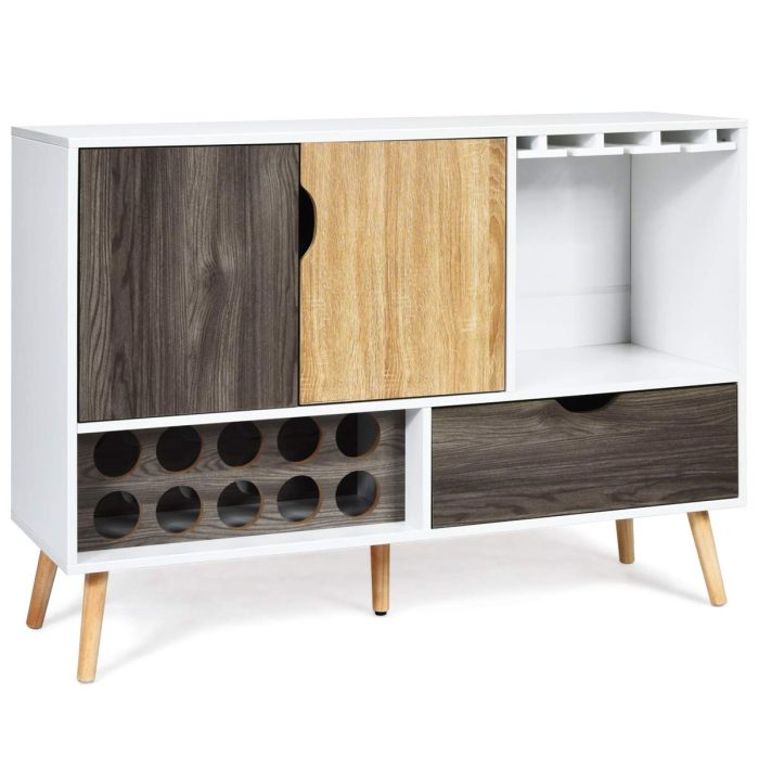 Buffet Sideboard, Storage Credenza, Wood Console Table - Image 1