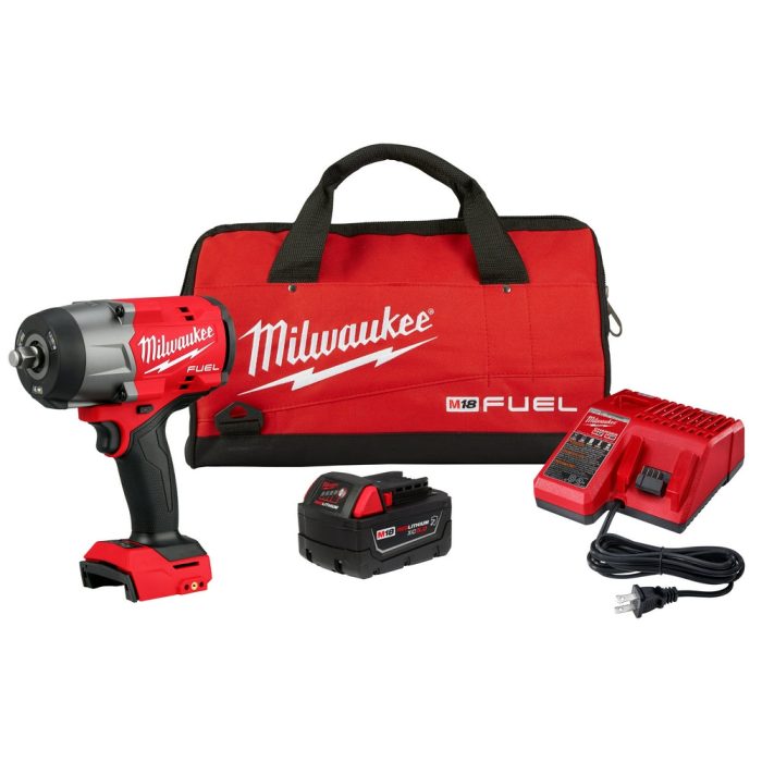 Milwaukee 2967-21B M18 FUEL 18V 1/2" High Torque Impact Wrench Kit - Image 1