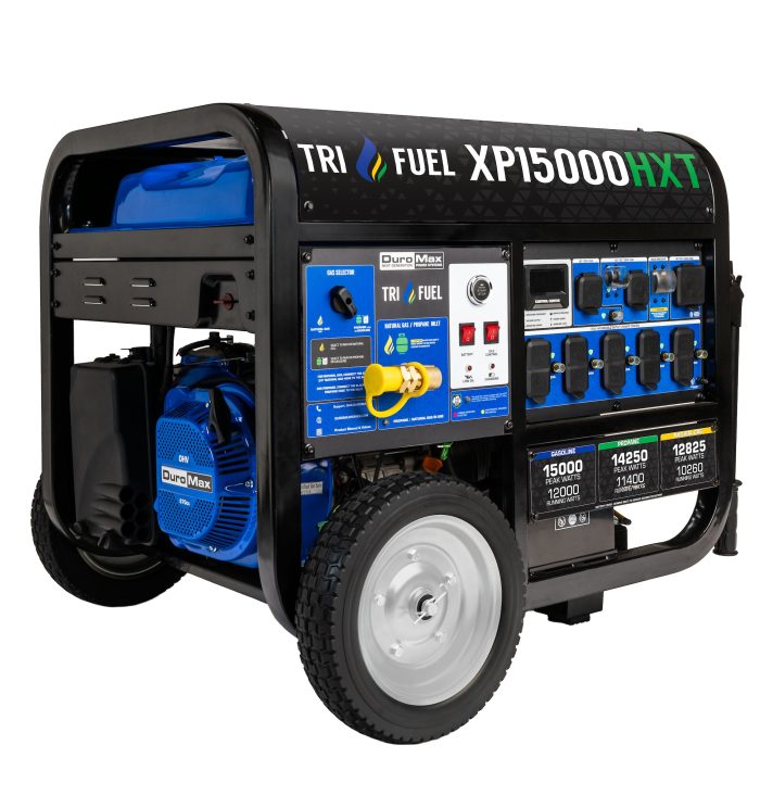 DuroMax XP15000HXT 15,000 Watt Electric Start Tri Fuel Portable Generator - Image 1