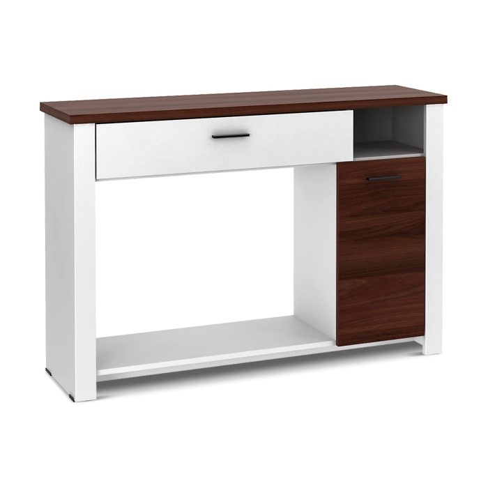 Giantex Console Table 48 Inch Sofa Side Table with Drawer and Cabinet, Entryway Table - Image 1