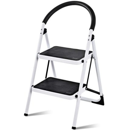 Giantex 2 Step Ladder Folding Step Stool Platform Home Kitchen Tool Multiuse Stepladder - 2 Step