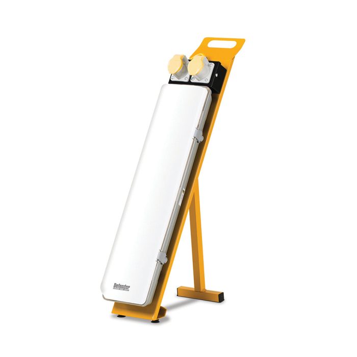 Defender LED Floor Light + Twin Power Take-Off 2ft - 110v - Image 1