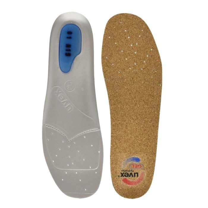 Uvex 9598.2 Hydroflex Shock Absorption Gel / Cork Insoles - Size 6 - Image 1
