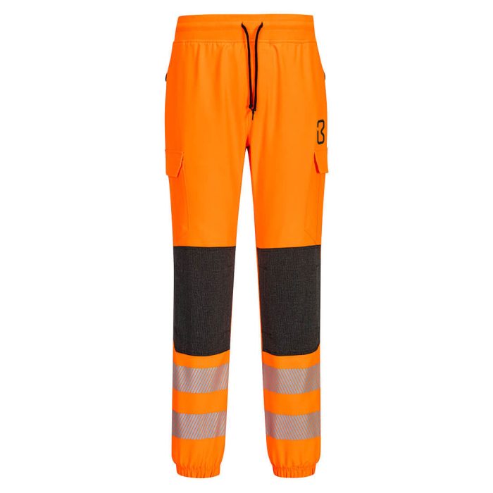 BIGBEN® Hi-Vis Orange Flexi Cargo Trousers with Reinforced Kneepads - XXL - Image 1