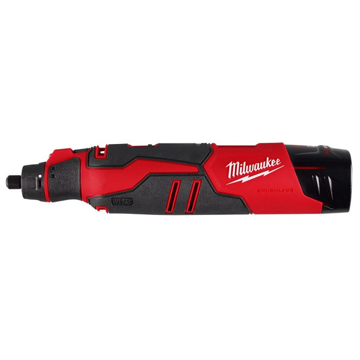 Milwaukee 2525-21 M12 12V Li-Ion Cordless Brushless Rotary Tool Kit - Image 1