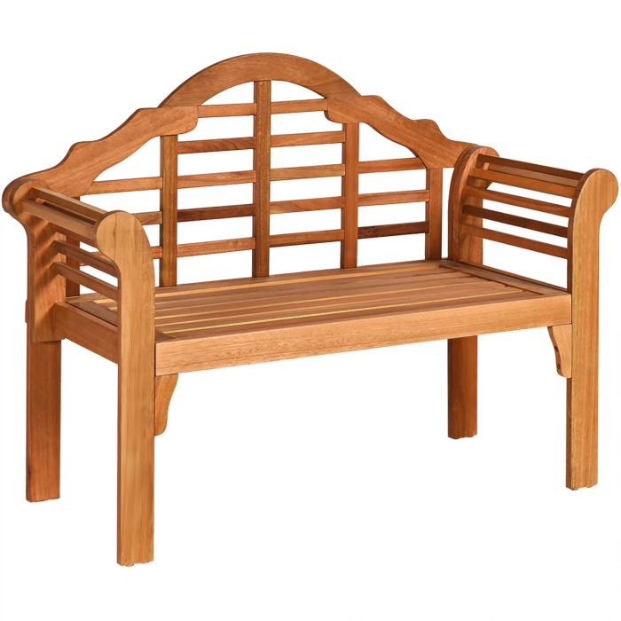 4 Ft Foldable Eucalyptus Garden Bench (Teak) - Image 1