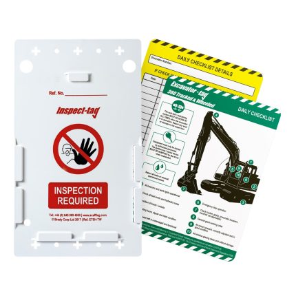 Excavator Tag Kit - 4 Holders - 20 Inserts