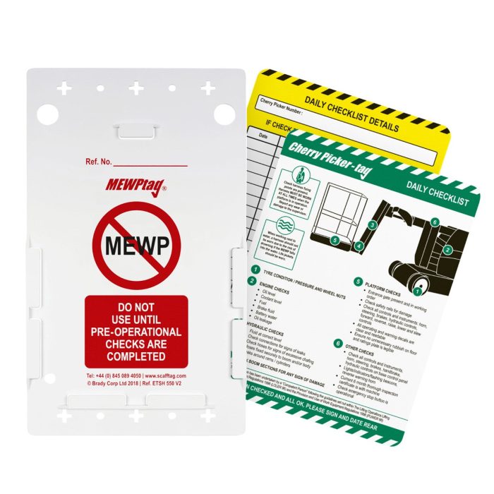 Cherry Picker Tag Kit - 2 Holders - 10 Inserts - Image 1