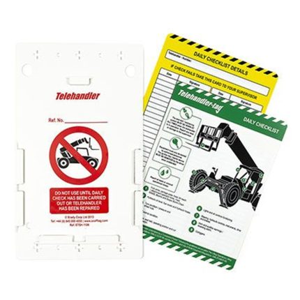 Telehandler Tag Kit - 2 Holders - 10 Inserts