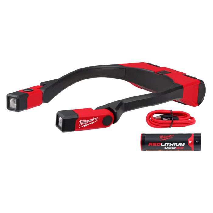 Milwaukee 2117-21 REDLITHIUM USB 400 Lumen Cordless Neck Light - Image 1